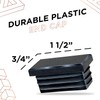 Prescott Plastics 0.75 x 1.5 Inch Rectangle Plastic Plug Insert