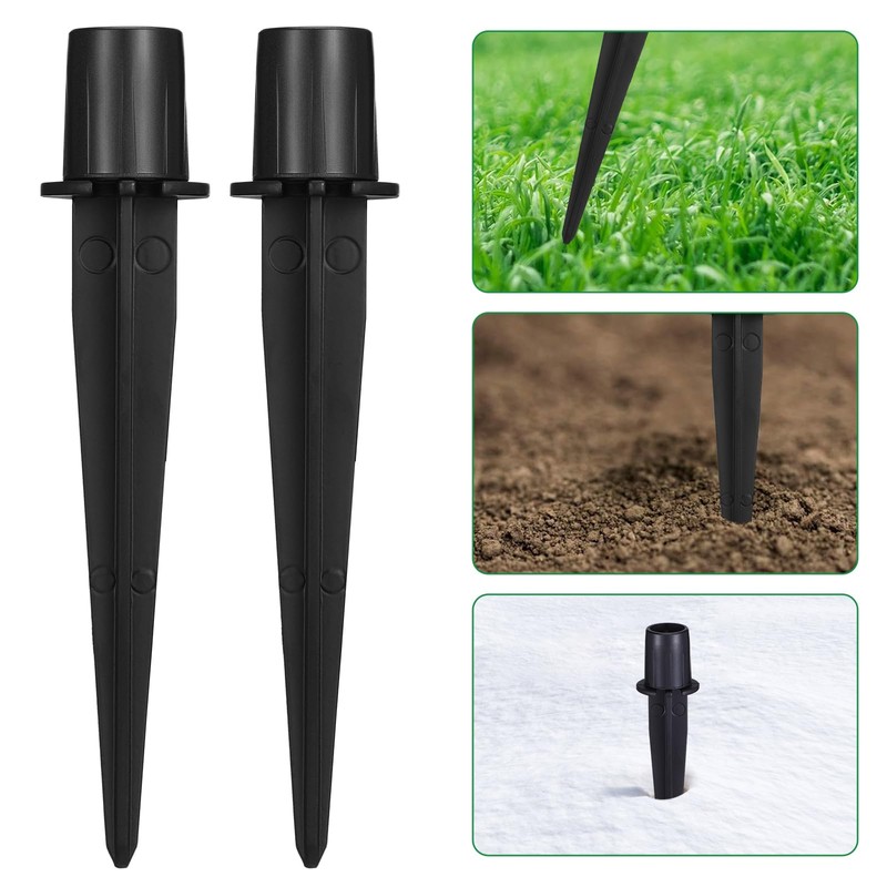 jojofuny Replacement Stakes for Solar Lights, Pack of 10 Plastic