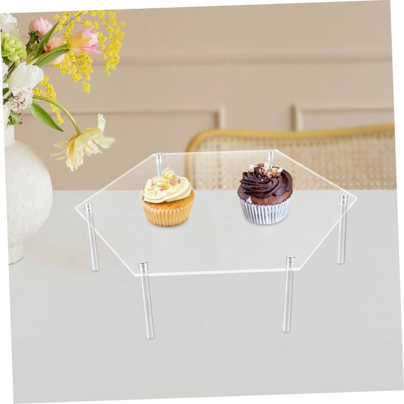 LABRIMP 1 Set Cupcake Display Stand Elegant Dessert Riser for