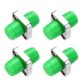 MECCANIXITY Fiber Optic Coupler FC/APC Square Single Mode Simplex Fiber Optical Cable Adapter Fiber Optic Connectors for Network Internet, 4 Pack