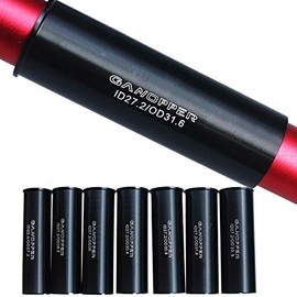 GANOPPER Bicycle Seatpost Shim 22.2 to 25.4 BMX Seat Post Reducer Road Bike Tube Adapter 25.4mm