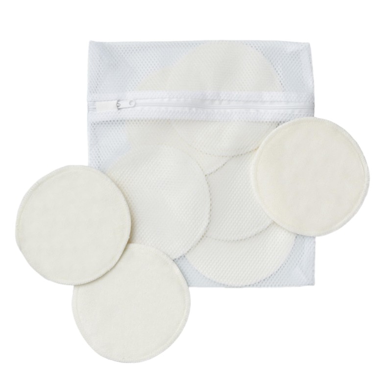 Dr. Brown's Reusable Breast Pads for Breastfeeding, Washable Nursing Pads