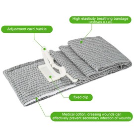 KYSUN 6 Zoll Israeli Bandage, Israelischer Verband, Israelisches Notfallverbandstuch, Kompressions Trauma Wundverband, Packungs Druckverband für Wunden, Tourniquet für Wandern Camping Medizinischer