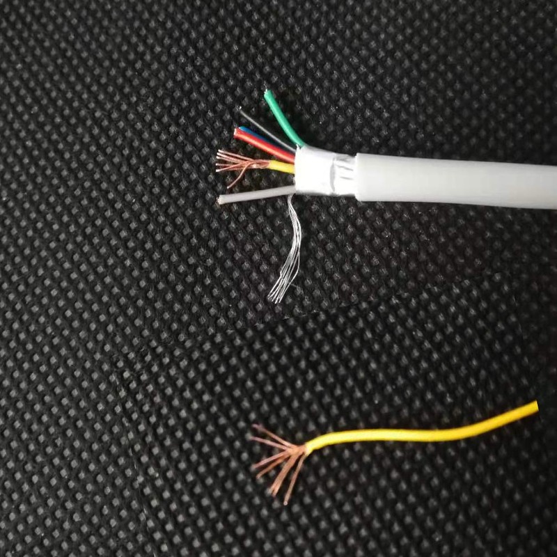 InstallerCCTV 22 AWG 6 Conductors Shielded Security Alarm Wire Cable,