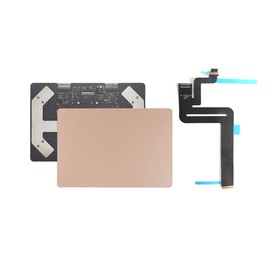 ICTION New Trackpad Touchpad with Flex Cable Replacement for MacBook Air Retina 13.3" A1932 Trackpad 2018 Year (Gold)