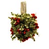 Ganz 5 Inch Mistletoe Kissing Ball Ornament,Red,5" Dia.