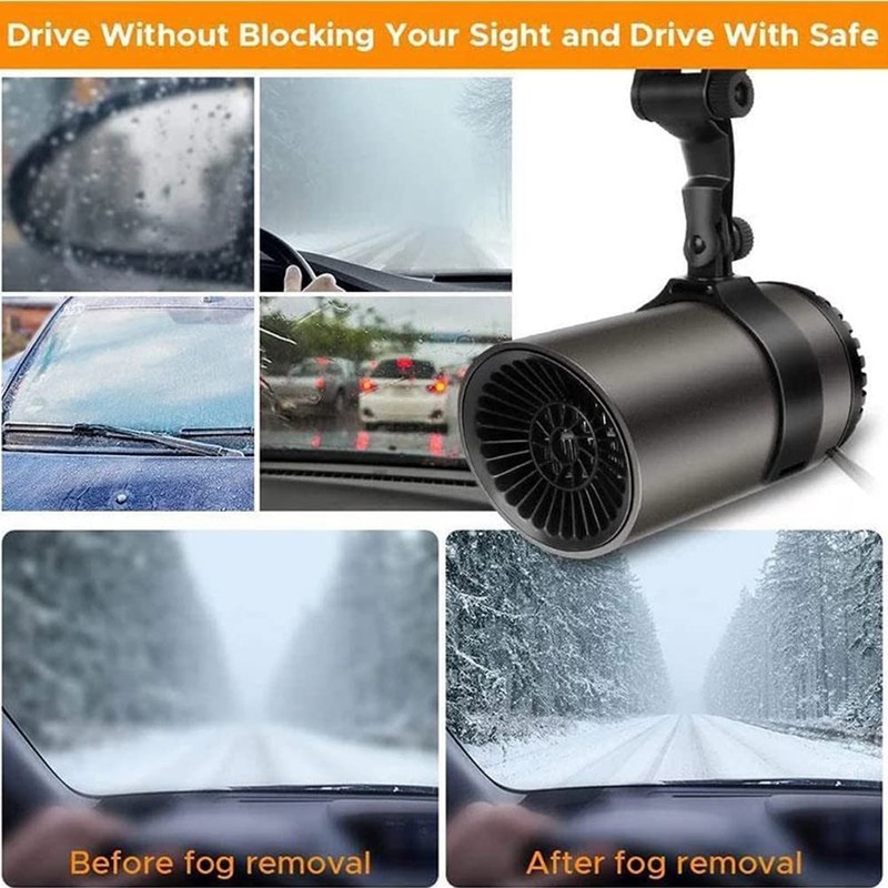 Portable Car Heater Car Defroste Fast Heating and Cooling Fan