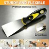 10Pcs Putty Knife Set, 2 Inch Stainless Steel Spackle Knives,