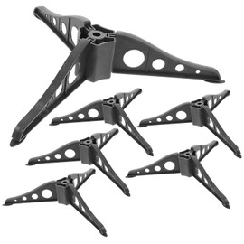 Milisten 6pcs Christmas Tree Base Xm Festival Table Decors Christmas Table Decors Live Christmas Tree Stand Christmas Tree Rack Stands Adjustable Umbrella Stand Bases Fake Tree Para Plastic