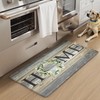 KIMODE Comfort Kitchen Mats Cushioned Anti Fatigue,Farmhouse Spring Kitchen Sink
