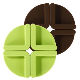 8pcs Silicone Cutting Board Feet, Silicone Durable Non-Slip Chopping Boards Feet Practical Accessories for Home Restaurant Kitchen (2 Colors)