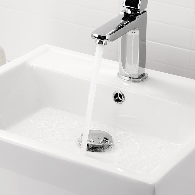 KES S2019A-CH Drain Fitting Sink with Overflow Sink Plug Pop