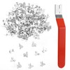Glazier Point Driver Tool with 150 Push Points, Picture Frame
