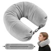 Asofelk 1PCS Stuffable Neck Pillow for Travel, Adjustable Stuffable Travel