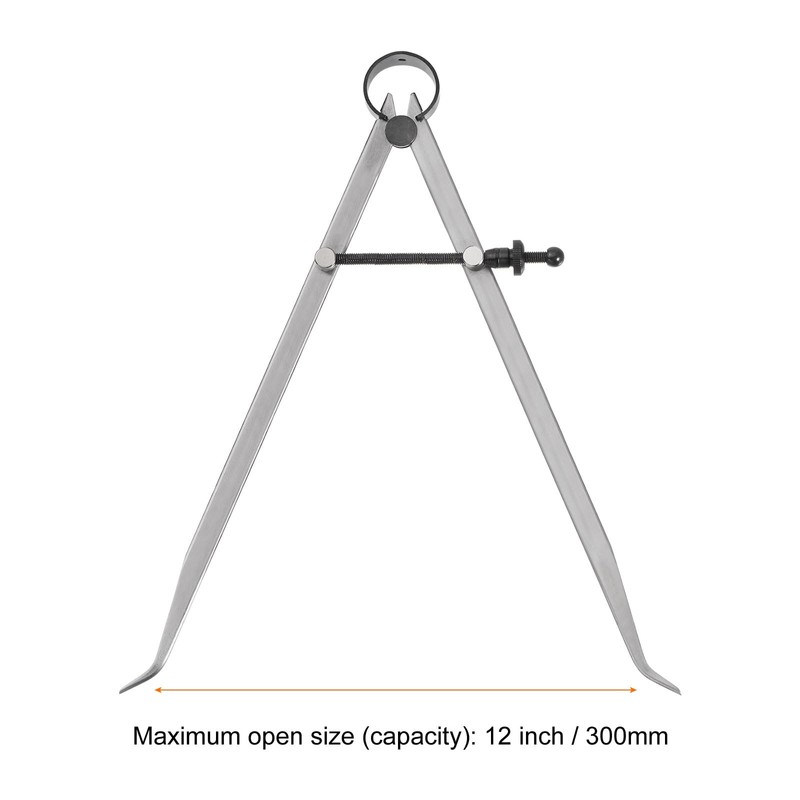 sourcing map Spring Joint Caliper 12 inch / 300mm Adjustable