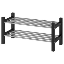 IKEA TJUSIG Shoe Rack_90160956, Black, 79x32x37 cm