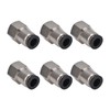 Female Straight Pneumatic Connecter Straight Pneumatic Quick Fitting Air Line