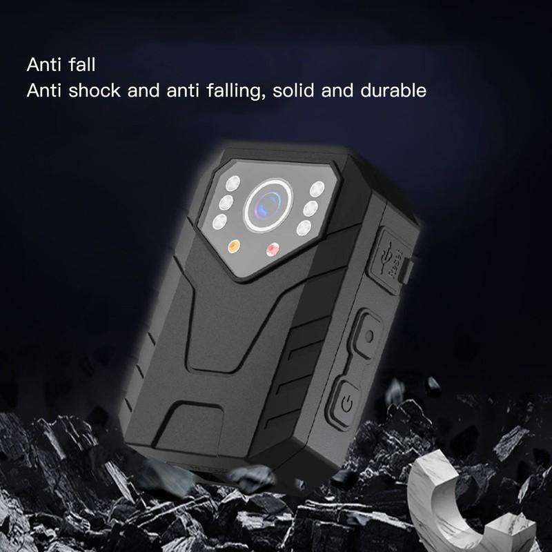 4K HD Body Camera Clip On Wearable Security Camera Night