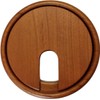 Gedotec Cable grommet, cherry wood, lacquered, plain, 1 piece round