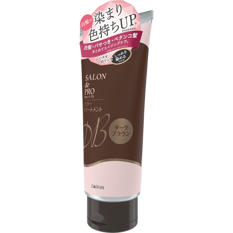 Salon de Pro Color Treatment, Aging Care, Dark Brown, 6.3