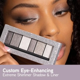 Physicians Formula Smoky Eyes Shimmer Eyeshadow Palette 6 Shades Long Lasting Hypoallergenic