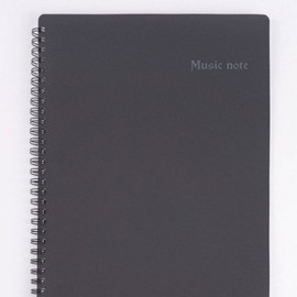 (BE) Mechaline Music Note A4 60 Sheets Black (KYR-WFI270Y) / (BE) 메카라인 뮤직노트 A4 60매 검정 (KYR-WFI270Y)
