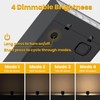 SOTTLOT Solar Landscape Lights Outdoor, 3000K Dimmable Solar Pathway Lights,