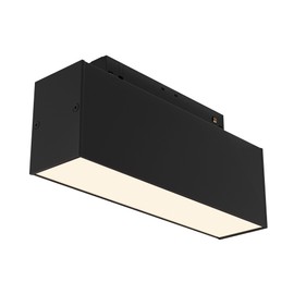 LED Maytoni BASIS Track Lighting Spotlight for Magnetic Rail Systems, Black, Aluminium, 15 cm Long, 3000K, 350lm, 7W
