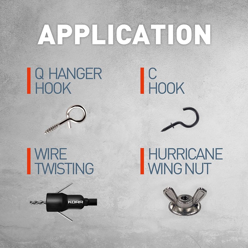 KORR Tools KIBPP027 2 Pack Wing Nut Driver, Slot Wing