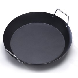 IMUSA USA Paella Pan with Metal Handle, 15-Inch, Black