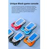 LZYCH Block Game Console Built-in Puzzle Games Dual Power Modes