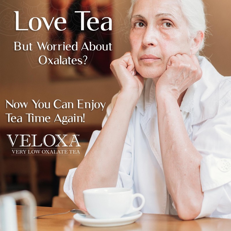 Veloxa™ Very Low Oxalate Tea (30 Pyramid Tea Bags, Heavenly
