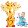 MIAODAM Dancing Talking Giraffe Toddler Toys Electronic Giraffe Plush Toy