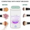Electric Makeup Brush Cleaner Machine, Portable Cosmetic Brush Washer and