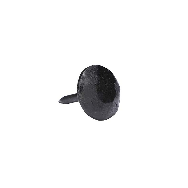 Set of 12 Round Iron Clavos Decorative Nails, Hand-Forged, 1