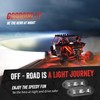 MICTUNING 2pcs 40w LED Work Light Bars Driving Fog Light
