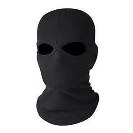 Black Balaclava Mask 2 Hole SAS Style Army Ski Hat Paintball PolyesterBalaclava Ski Moto Bike Face Mask Multipurpose Helmet Liner