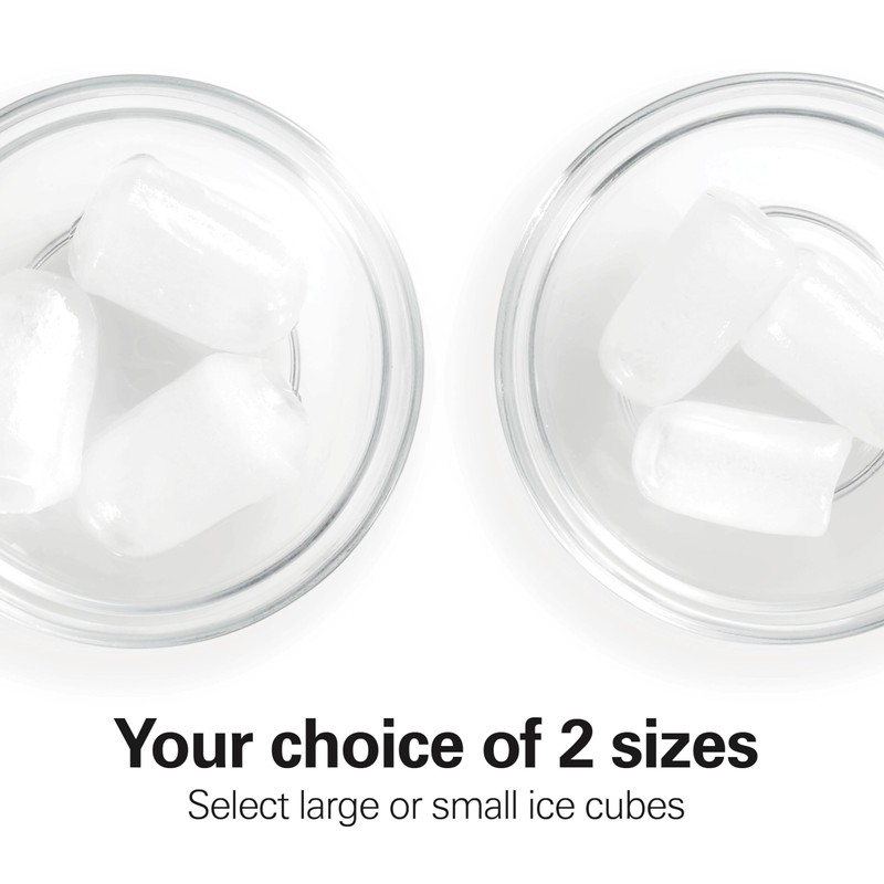 Hamilton Beach Bullet Countertop Ice Maker Machine, Makes 26 Lbs/Day,