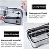 4 Pcs Clear Travel Toiletry Bag, TSA Approved Liquids Bag