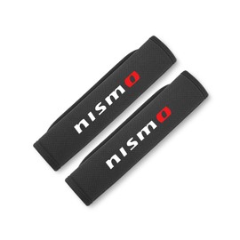 Nismo Compatible Seat Belt Cover with Exclusive Logo Seat Belt Pad, Comfortable, Shoulder and Neck Protection, Seat Belt Shoulder, Universal for All Cars, Shoulder Pads, Pressure Reduction, Velcro,