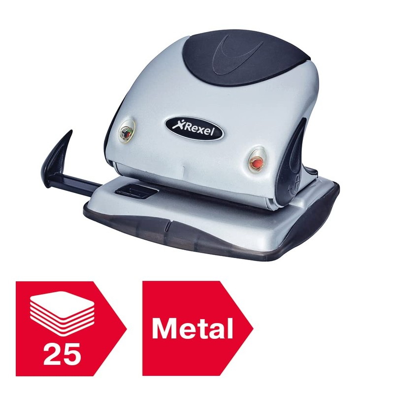 Rexel Precision 225 2 Hole Punch, 25 Sheet Capacity, Paper