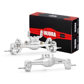 INJORA +5 mm Diamond Portal Axles with Servo Mount & Left for 1/18 RC Crawler TRX4M Upgrade