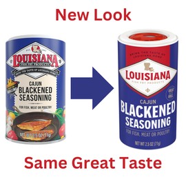 Louisiana Cajun Blackened Seasoning (2.5 oz Shakers) 2 Pack