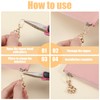 Elegaperma 30pcs Zipper Pulls Charms, Dog Paw Zipper Pull Charms,