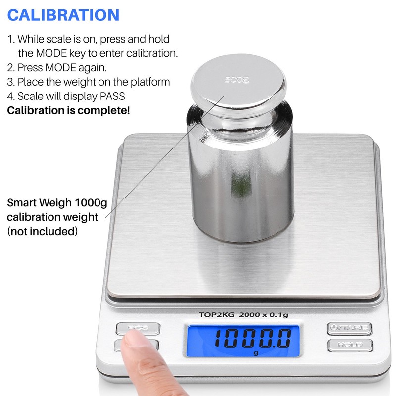 Smart Weigh Digital Pro Pocket Scale 2000g x 0.1 Grams