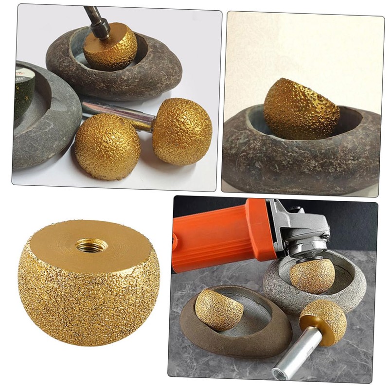 BESPORTBLE Sphere Rotary Burr for Angle Drills Diamond Polishing Tool