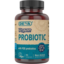Deva Nutrition Vegan Probiotic Capsules, 90 Count                                                                                                     