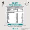Multi Vitaminico para Hombres con Biotina, Manganeso, Te Verde, L