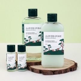 Roundlab For Men Pine Calming Cica Toner 200ml x Lotion 200ml Set (Includes Toner/Lotion 20ml)