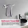 ACA Trading 250mm Square Towel Ring Rail 304 Stainless Steel